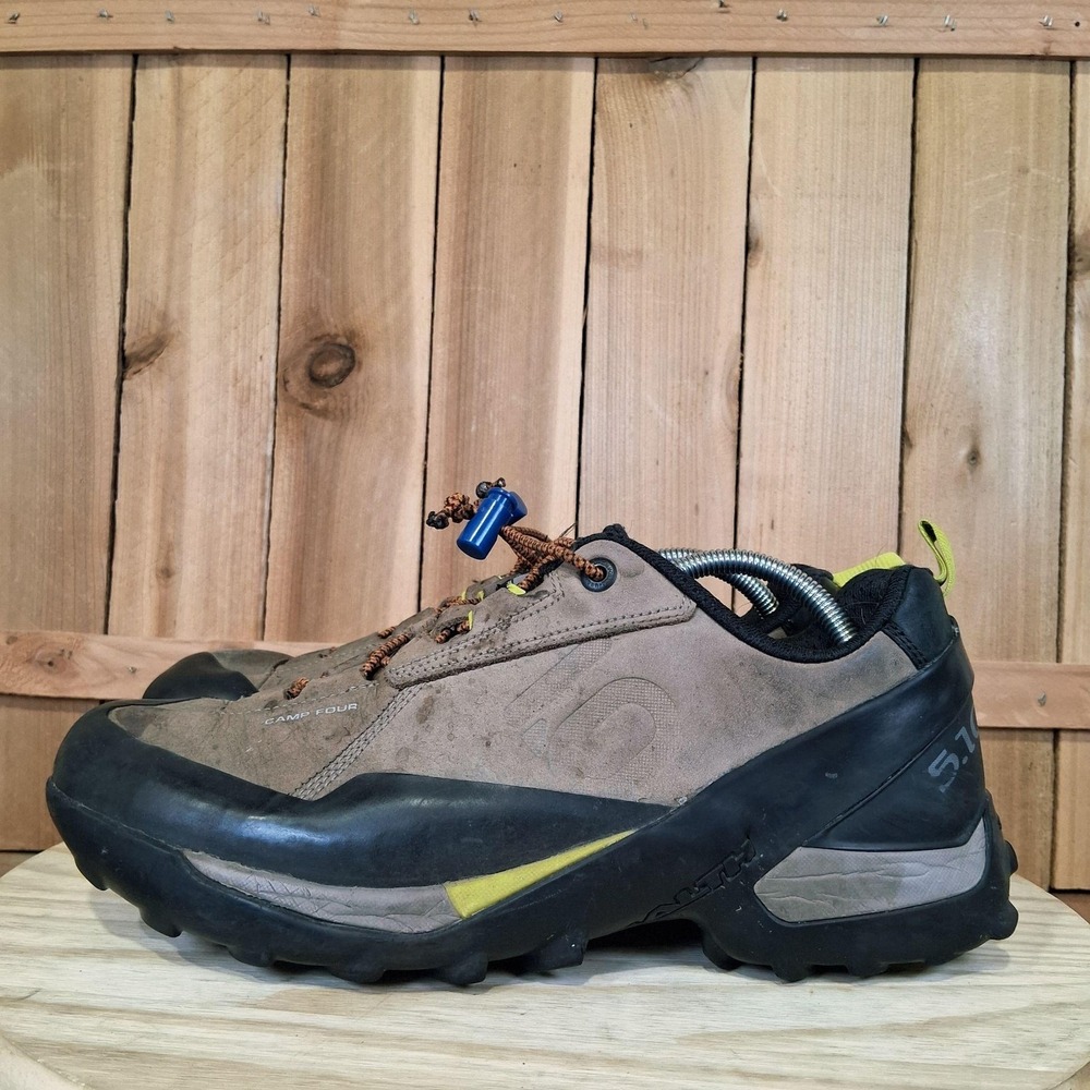 Five Ten Camp Four Shoes Mens 11 Brown Leather Hiking Trail Sneakers Outdoor